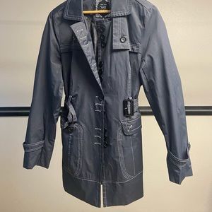 Yoki Belted Trench Coat Sz L
